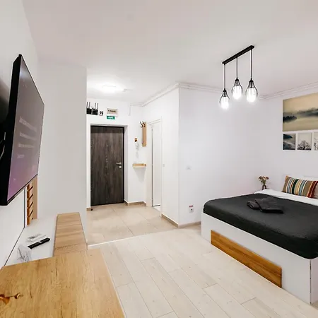 Apartman Premium Skyline With Free Parking & Panoramic View Bukarest