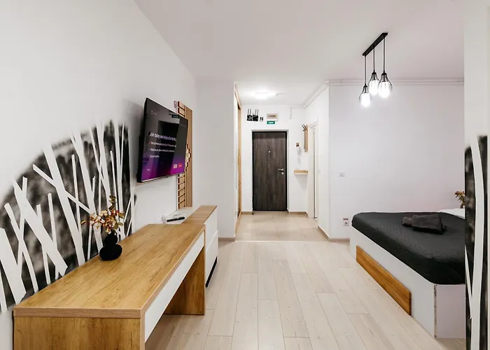 Premium Skyline With Free Parking & Panoramic View Bukarest