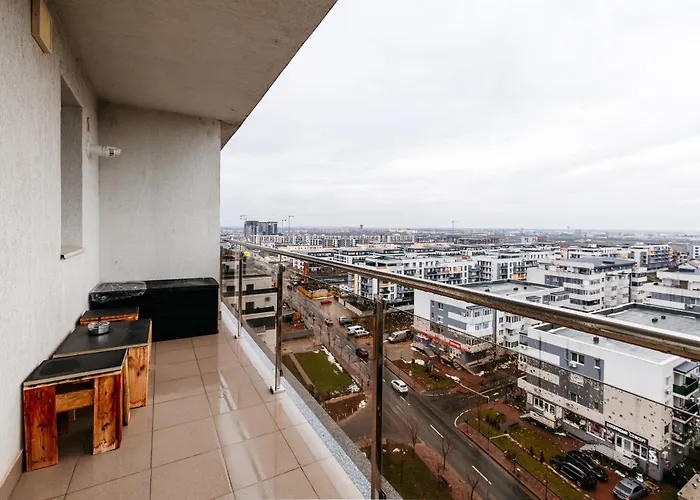 Lägenhet Premium Skyline With Free Parking & Panoramic View